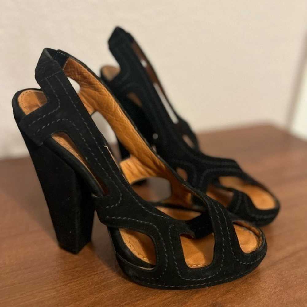 Women’s Givenchy Black Strappy Heels Size 6 - image 1