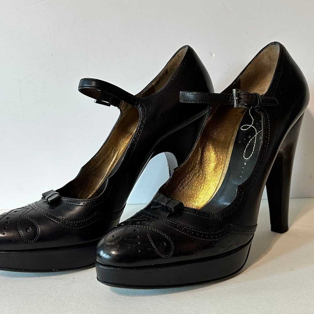 Prada Mary Jane Platform Heels Womens Size EU 37.… - image 9