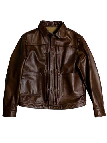 RRL Ralph Lauren Camo Quilted Down Vest Leather Jacket Coat Men's 2XL –  Uncommon Threadz