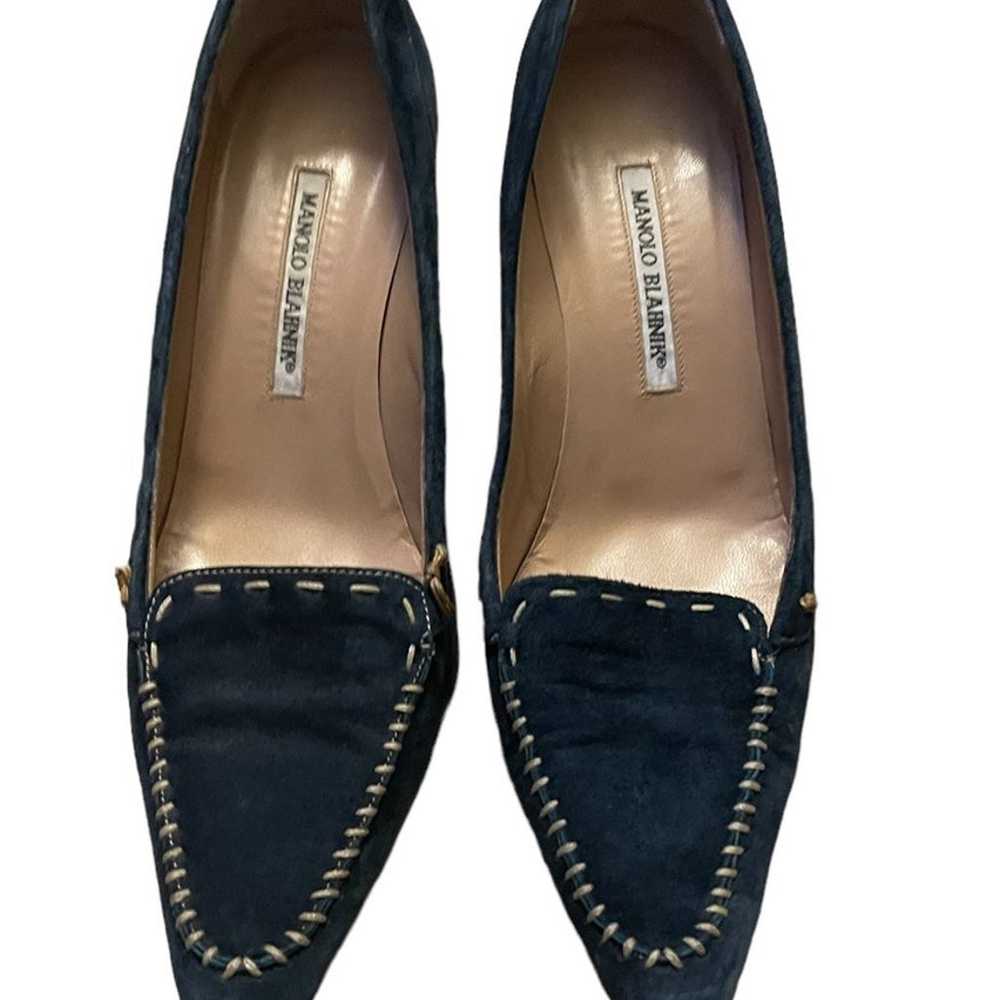 Manolo Blahnik leather pumps Size 40 - image 2