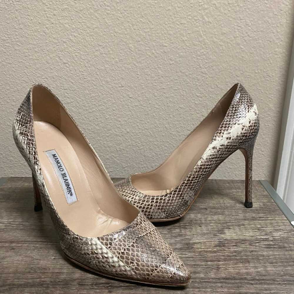 Manolo Blahnik BB 105 Snakeskin - image 2