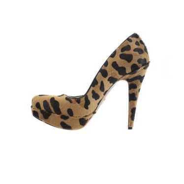 PRADA Leopard Print Pony Hair Pumps - image 1