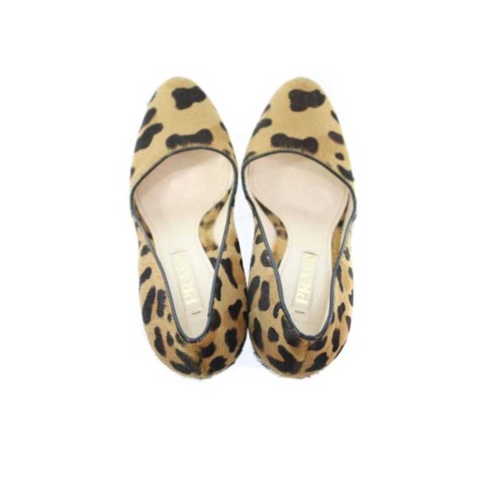 PRADA Leopard Print Pony Hair Pumps - image 3