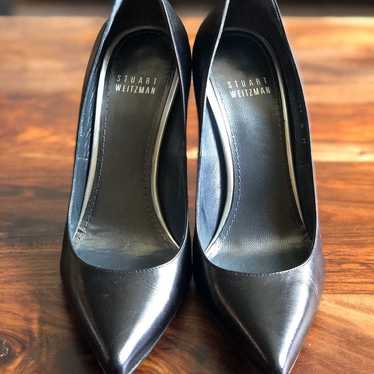 Stuart Weitzman Black Pointed Toe Pumps - image 1