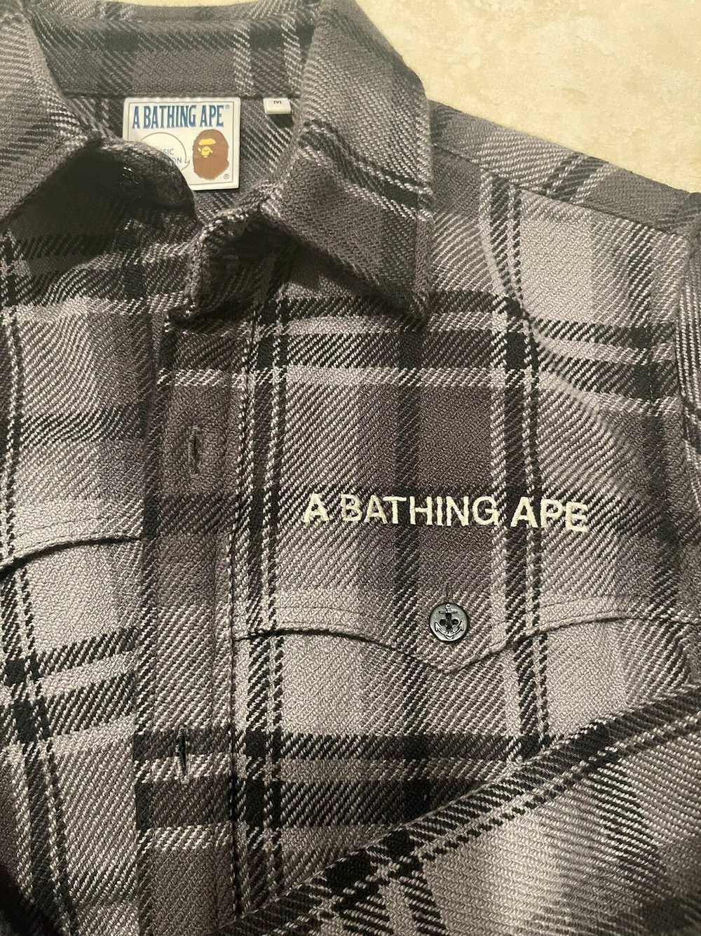 Bape Bape Check Flannel Shirt - image 3