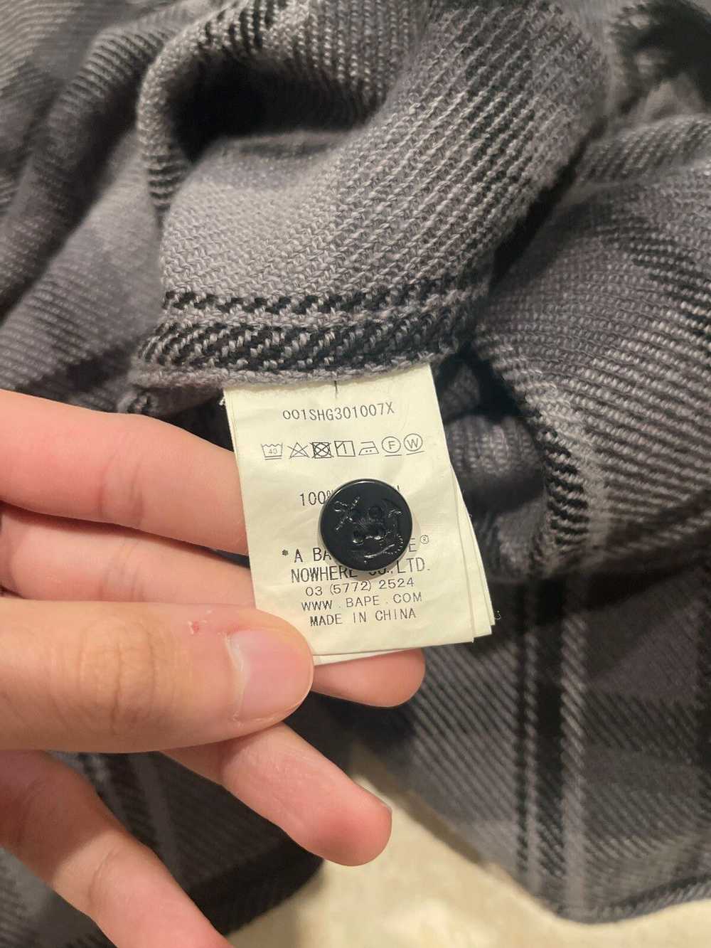 Bape Bape Check Flannel Shirt - image 7