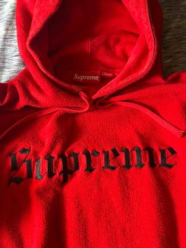 Supreme Supreme Reverse Fleece Hooded Sweatshirt