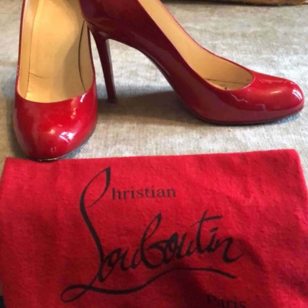 Christian Louboutin red pumps 37 - image 1