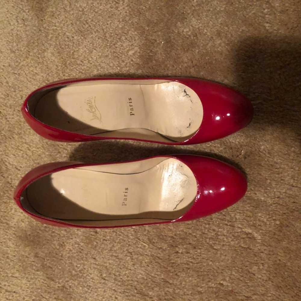 Christian Louboutin red pumps 37 - image 4