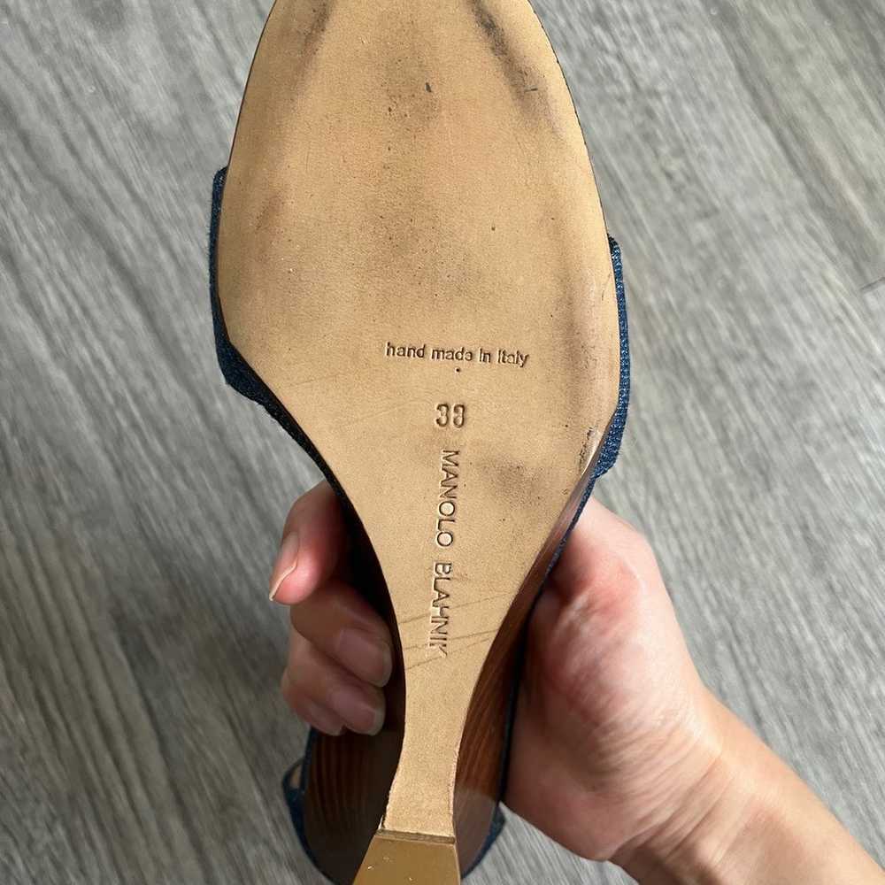 Manolo Blahnik Heel Sandal-Very Rare-Size 38 - image 7