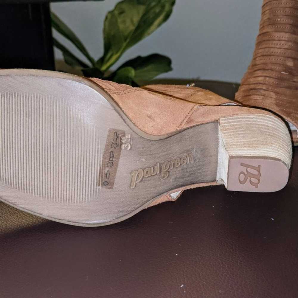 Paul Green Leather Peep Toe Sandal - image 4