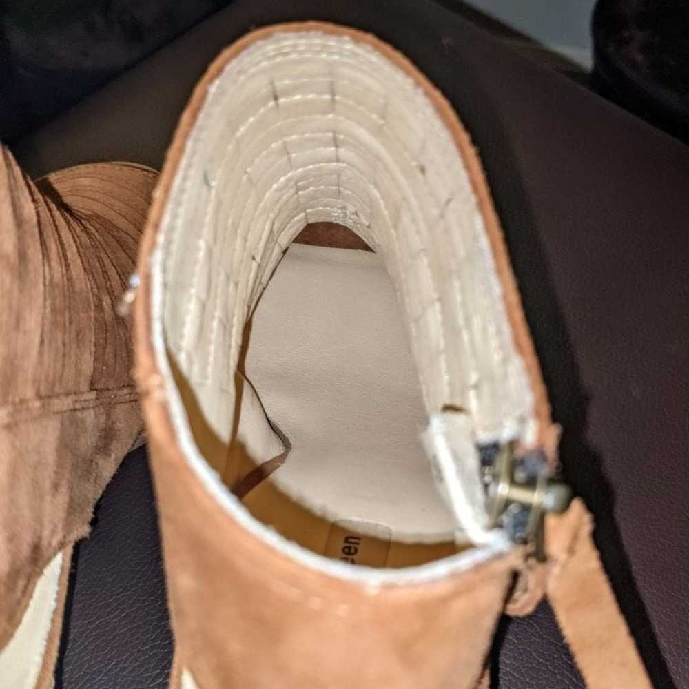 Paul Green Leather Peep Toe Sandal - image 5