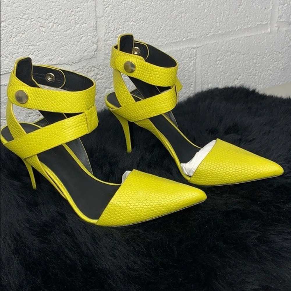 AW LEATHER ANKLE-WRAP HEELS - image 6