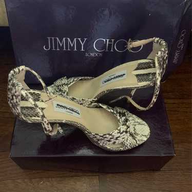 Jimmy Choo Snake Skin Heels