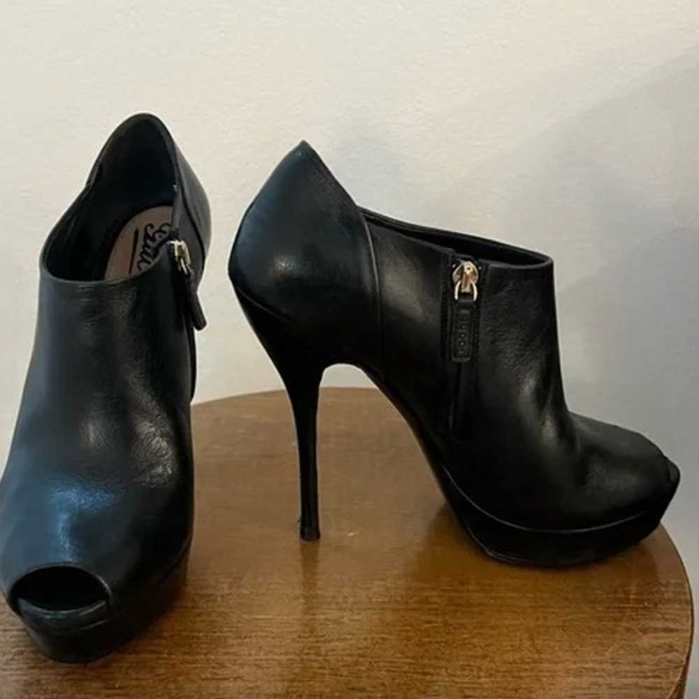 GUCCI Women’s Black Platform Heels Size 37 - image 3