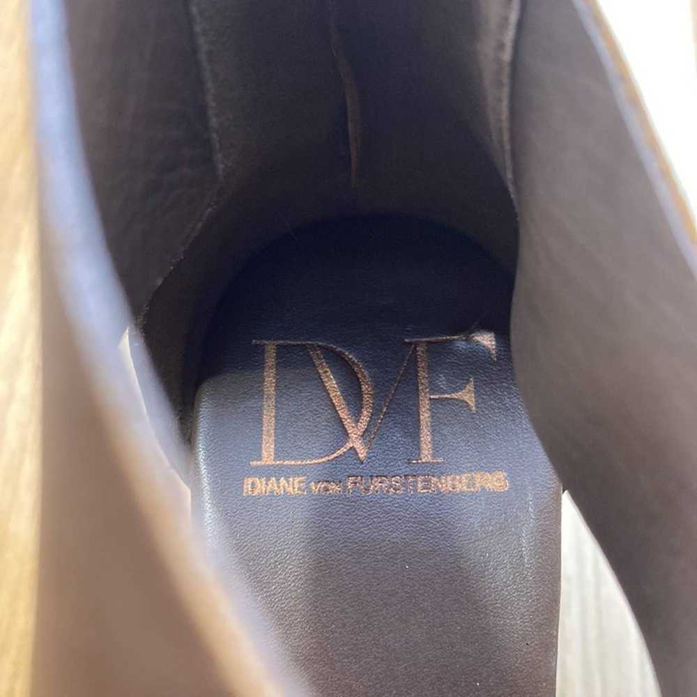 DIANE VON FURSTENBERG Opal Sandal Wedge Wooden Sa… - image 6