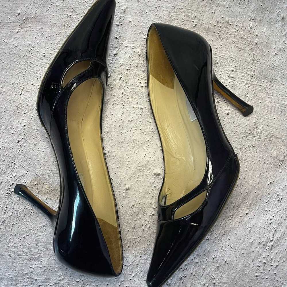 Jimmy Choo Black Leather Heels (8) - image 3