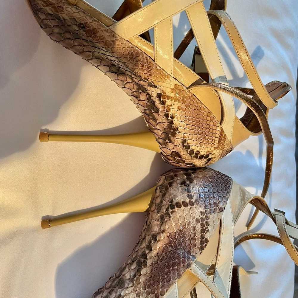 Gianmarco Lorenzi Heels with Snakeskin - image 9