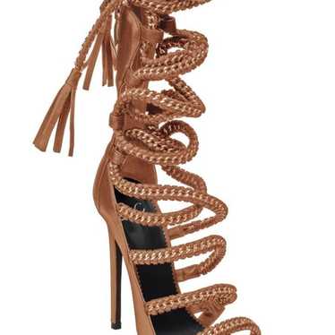 Monika Chiang Rope Sandal Imena lace up heel - image 1