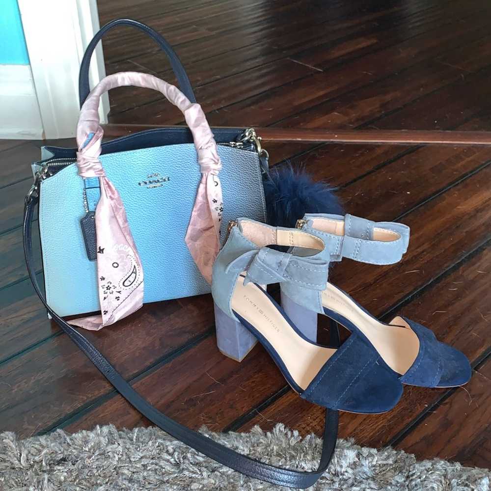 Coach purse and tommy heels - image 1