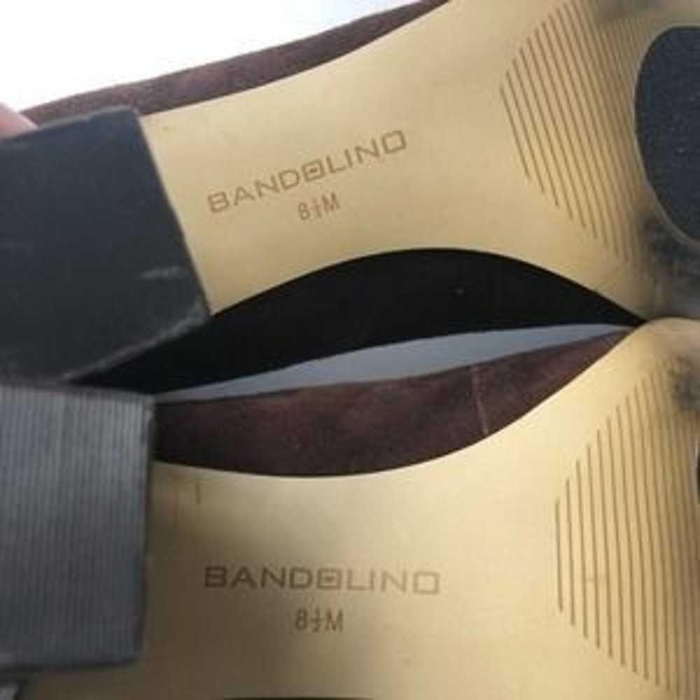 Bandolino Brown Suede Heel Block Heel 8.5 - image 3