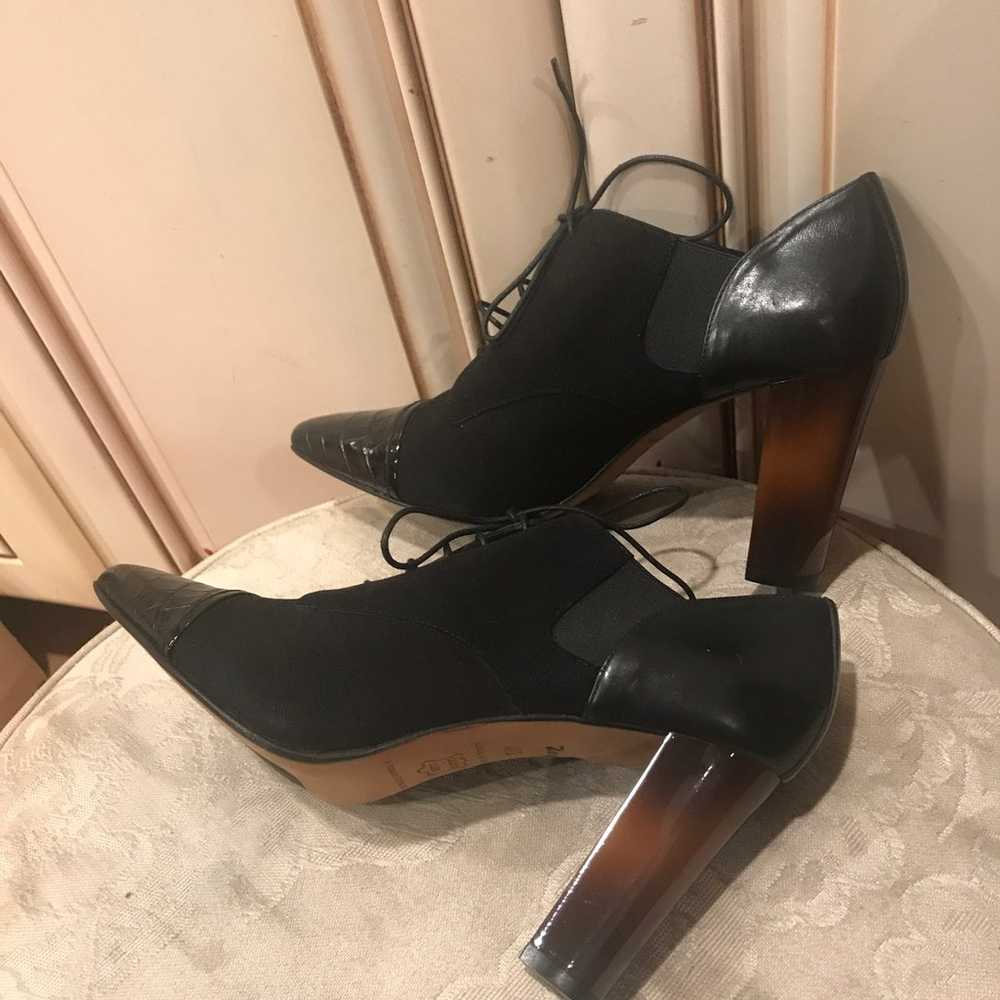 New Donald J Plainer Black Heel Shoes - image 4