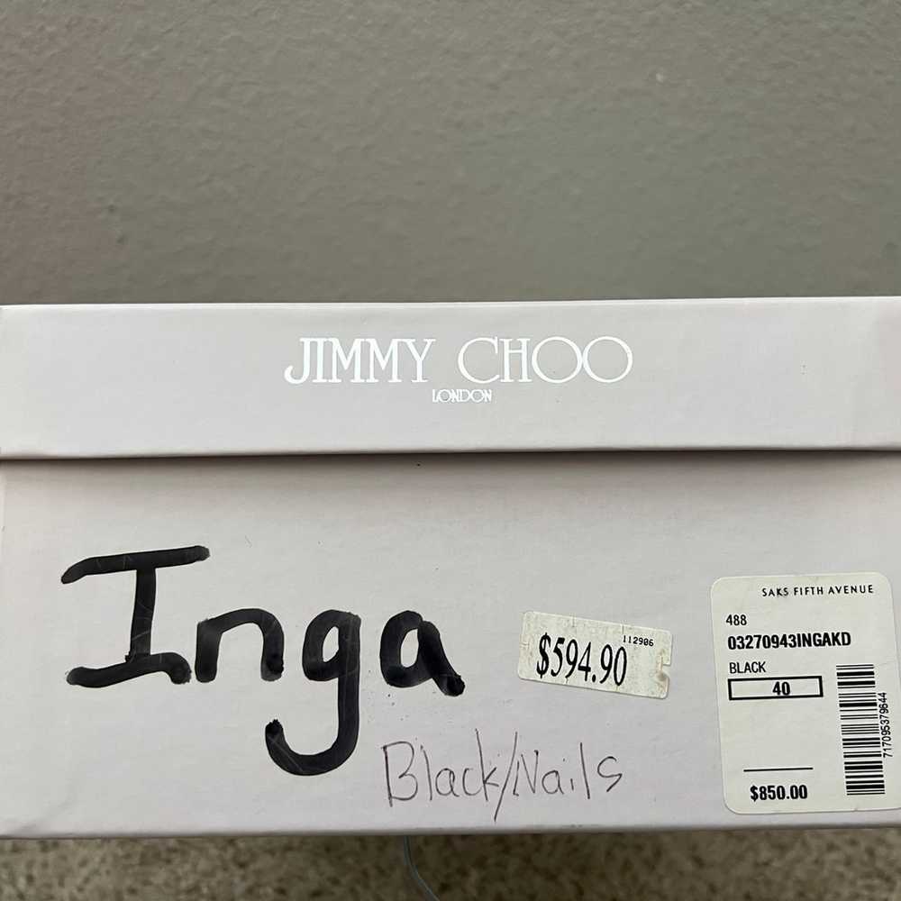 Jimmy Choo Inga Strappy Studded Heels - image 5
