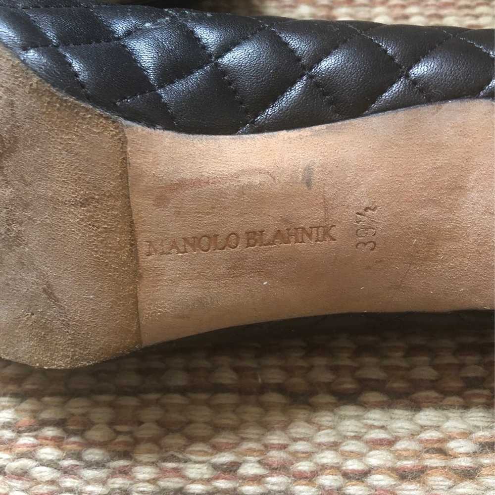 Manolo Blahnik Black Heels size 9.5 - image 6
