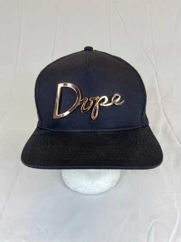 【送料無料】 ドープ SIGNATURE SNAPBACK キャップ ブラック Dope snapback hat - Gem