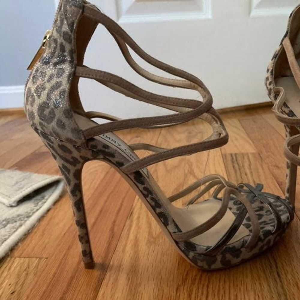 Jimmy Choo Beige and Leopard heels - image 2