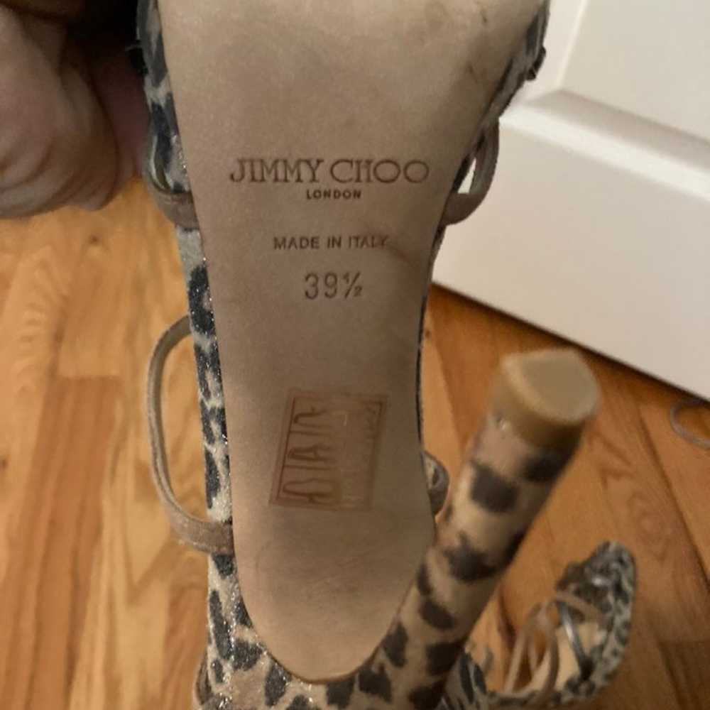 Jimmy Choo Beige and Leopard heels - image 4