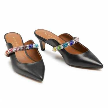 Kurt Geiger Duchess crystal trimmed mules - image 1