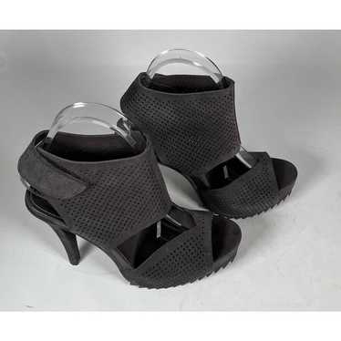 Pedro Garcia Grey Preforated Sandals Sz.7