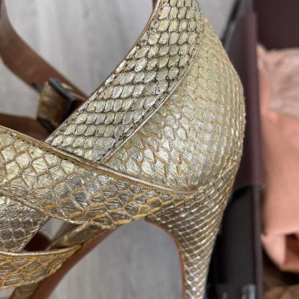 Alaia Python Gladiator Heels - image 8