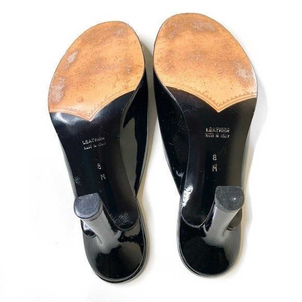 YVES SAINT LAURENT Black Patent Leather Heels - image 7