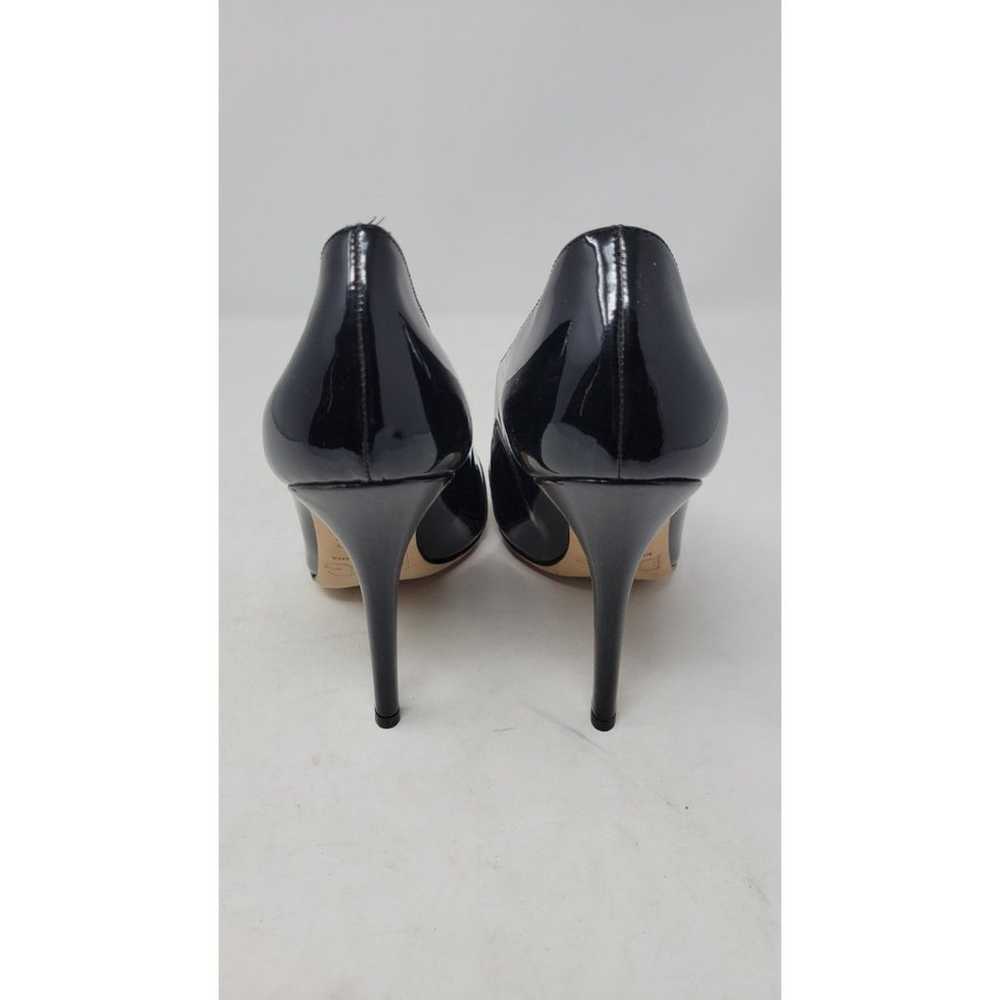 Dolce & Gabbana Black Patent Leather Peep Toe Boo… - image 2