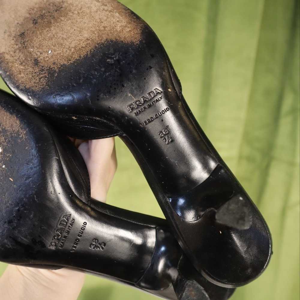 Prada Leather Slides Pumps - image 7