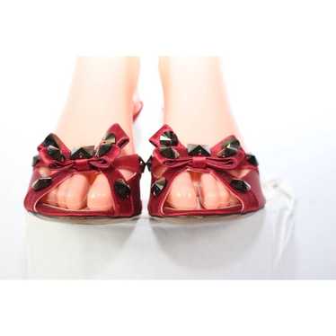 MOSHINO ladies red heels size 39