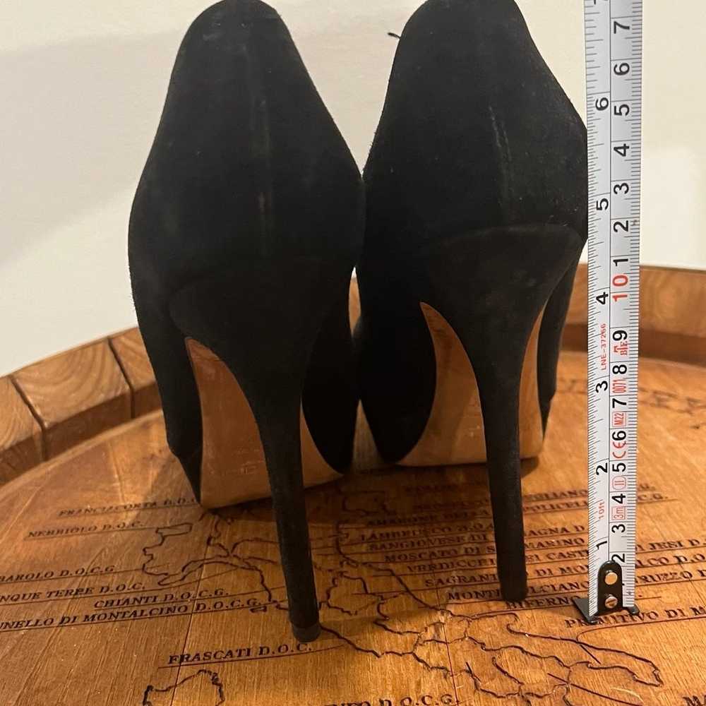 Jimmy Choo Cosmic Black Suede Heels size EU 37.5 - image 4