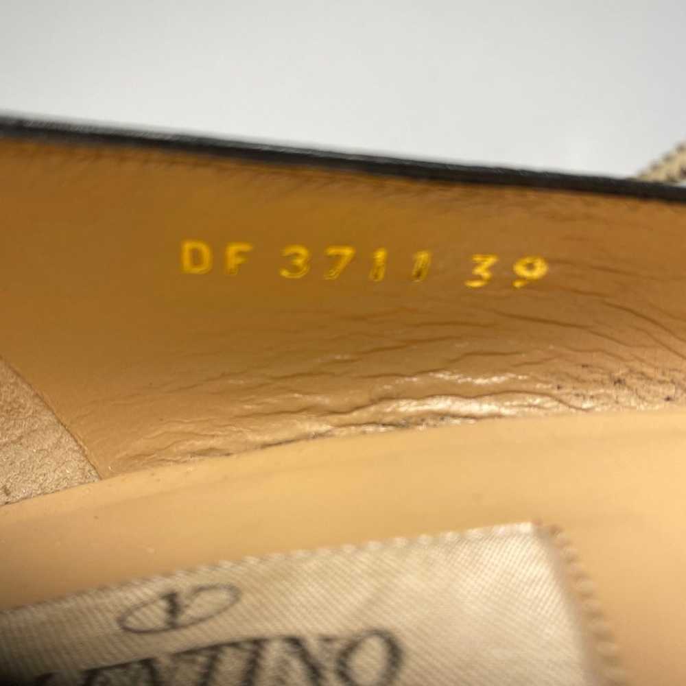 Valentino Garavani pumps leather rockstud heels b… - image 11