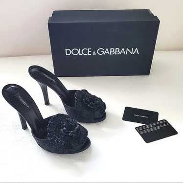 DOLCE & GABBANA - Sexy Raffia Heels - image 1