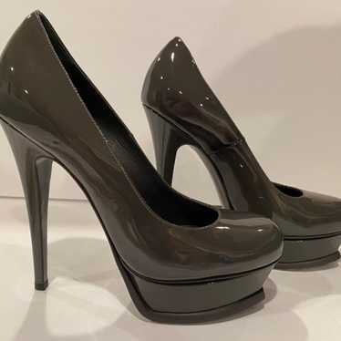 YSL yves saint laurent patent leather pumps Heels… - image 1