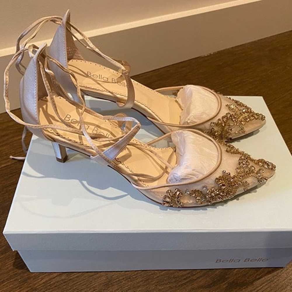 Bella Belle Wedding Shoes (size 7, champagne) - image 2