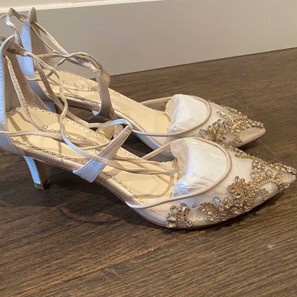 Bella Belle Wedding Shoes (size 7, champagne) - image 6