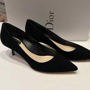 Christian Dior black suede heels - image 1