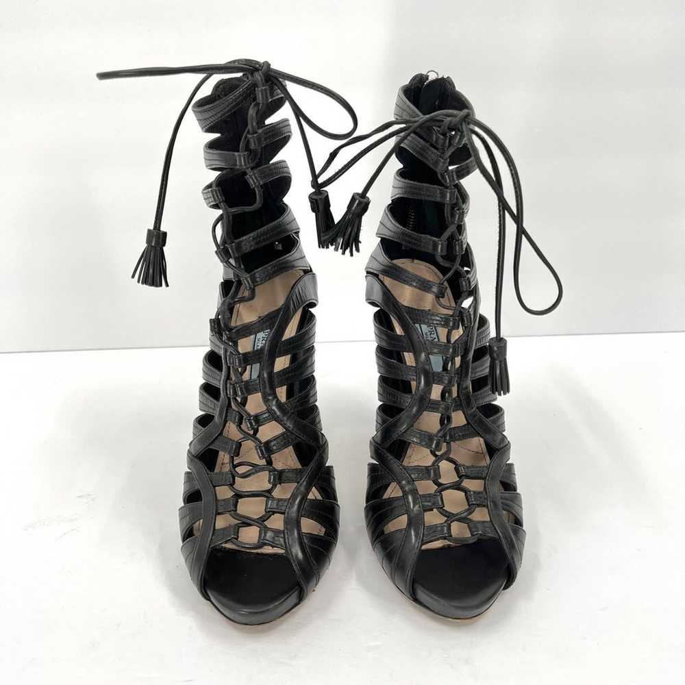 PRADA Shoes Womens 39 Black Calzature Donna Strap… - image 2