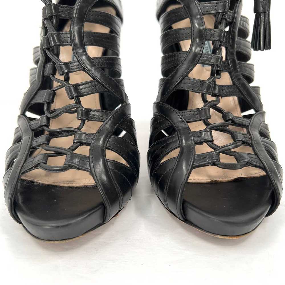 PRADA Shoes Womens 39 Black Calzature Donna Strap… - image 3