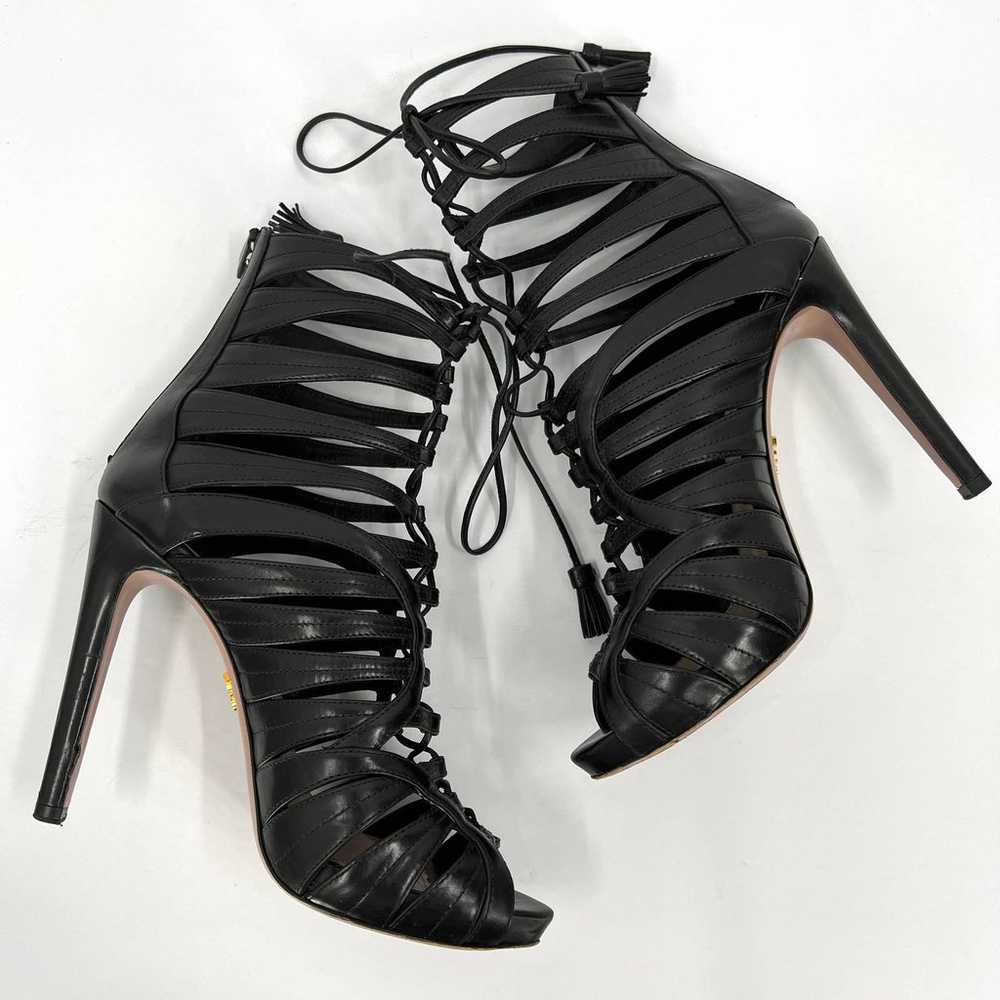 PRADA Shoes Womens 39 Black Calzature Donna Strap… - image 6