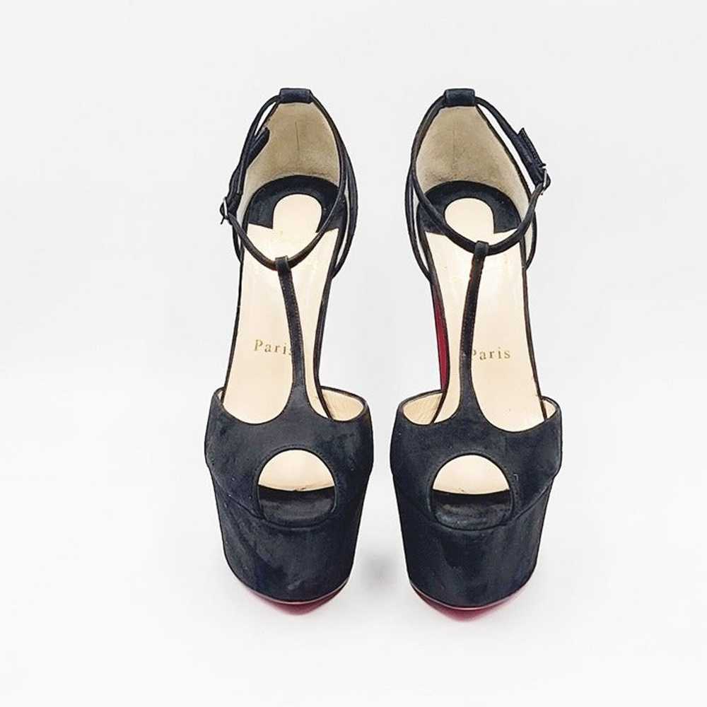 Christian Louboutin Vintage Mary Jane Heels Black… - image 3