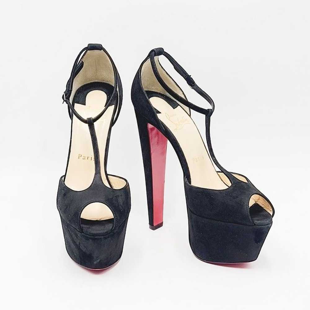 Christian Louboutin Vintage Mary Jane Heels Black… - image 4
